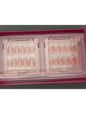 ORLY Press-On Duo Set Includes 2 Styles Of 32 Press-On Nails Prep Pad New
